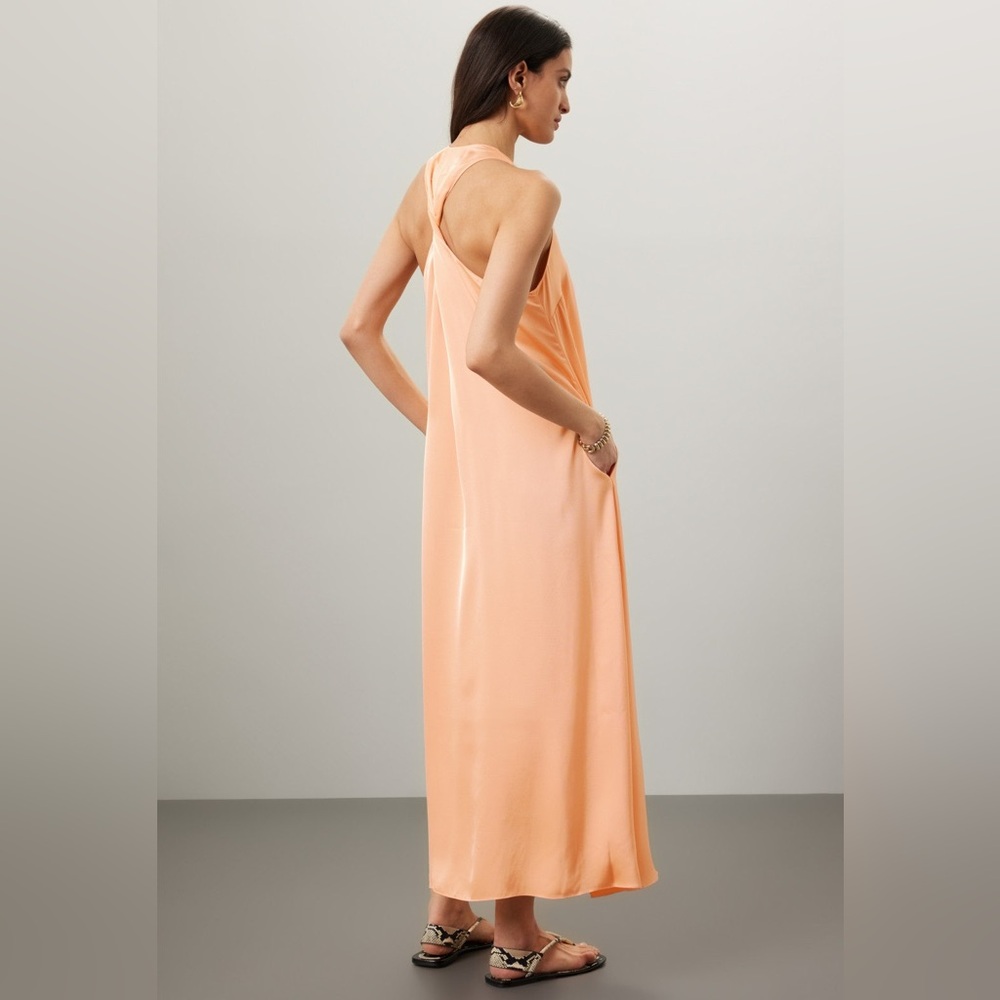 Rosetta Getty Peach Maxi Dress - Picture 9 of 11